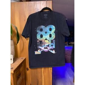 Black Back to The Future 88MPH Graphic American classic branded T-shirt Size Med